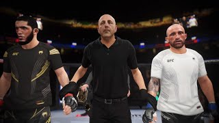 ROUND FOUR STOPPAGE?! | UFC 284 Makhachev vs Volkanovski | UFC 4 Fight Simulation