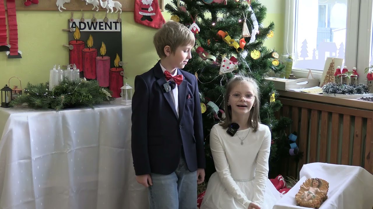 Wojciech Czajkowski i Wiktoria Matyka kl. 3 - Zaśnij Dziecino