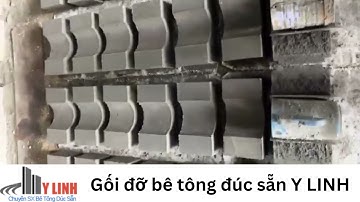 Gối đỡ bê tông đúc sẵn Y LINH - Giao hàng toàn quốc