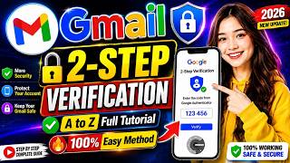 🥰How to Enable Gmail 2FA | Google Authenticator 🫢Setup 🫡| Full Tutorial 2026🥰