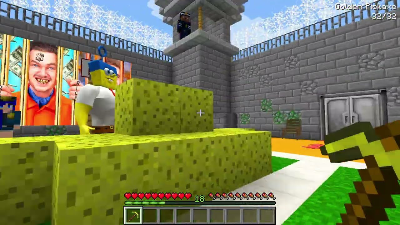 فلم ماين كرافت : كوكب منطاد عائلة رونالدو ضد سبونج بوب وبسيط ضد ليريلي لاريلا ضد مستر لحمة !!؟ 🔥😱