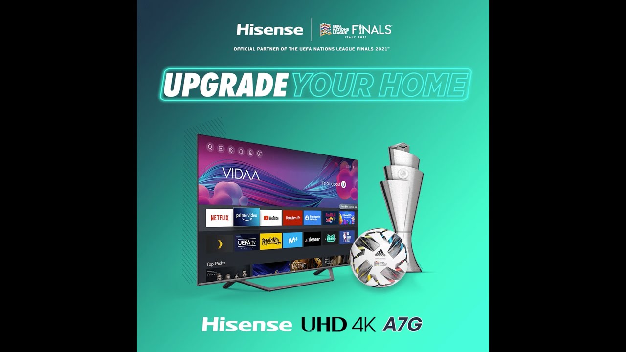 HISENSE CONTINUES TO SUPPORT EUROPEAN FOOTBALL AS AN OFFICIAL PARTNER OF THE UEFA NATIONS LEAGUE FINALS 2021 IN ITALY