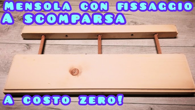 🏚 FAI DA TE 🛠 MENSOLA LAVANDINO IN LEGNO MASSELLO E RESINA EPOSSIDICA 💣  