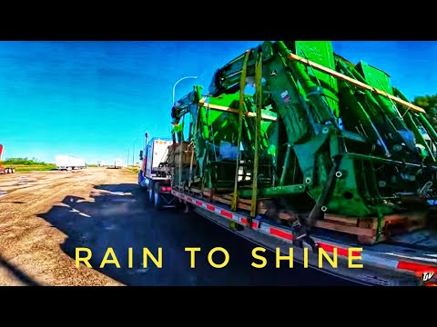 RAIN TO SHINE | My Trucking Life | Vlog #2583 | July 19th, 2022