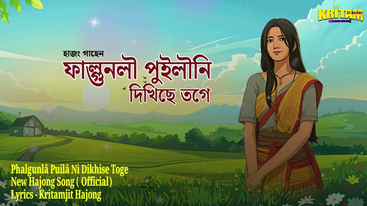 Phalgunlâ Puilâ Ni Dikhise Toge - New Hajong Song (Official) Kritamjit Hajong - ফাল্গুনলৗ পুইলৗনি
