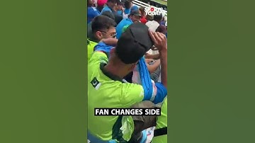 Pakistan fan wears India