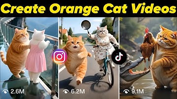 Create VIRAL Orange Cat Videos Using ChatGPT & Grok AI | Free Step-by-Step Tutorial