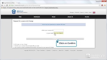 How to reset my account password with OVH?