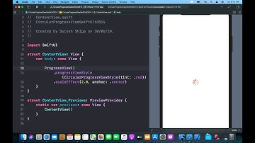 ProgressView in SwiftUI iOS 14 #1