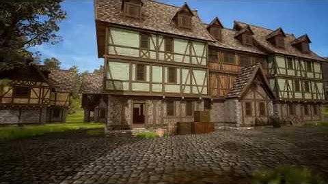 Unreal Engine - Medieval Town Sample Building