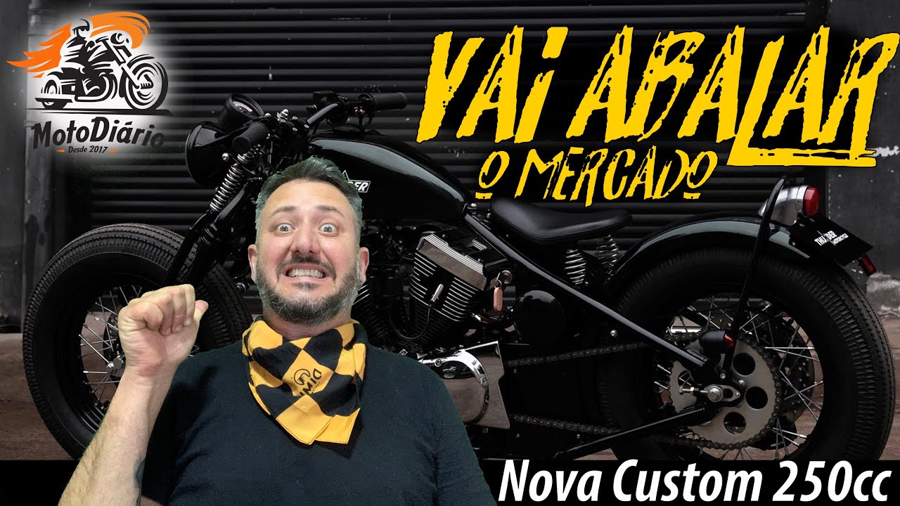 Nova MOTO CUSTOM JAPONESA 250 cc ✅ VAI ABALAR o MERCADO 😮😮😮