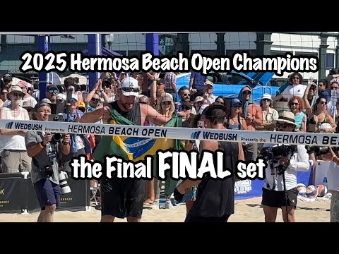Grand Final To Win The 2025 Hermosa Open Alison Alvaro V Chaim Schalk James Shaw