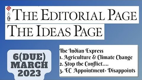 6th(Due) March 2023 | Gargi Classes The Indian Express Editorials & Idea Analysis | By R.K. Lata
