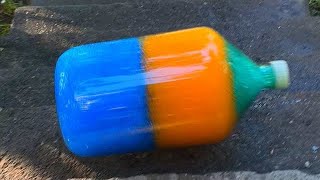 Breaking Glass Bottles🔥- Crushing Crunchy & Soft Things💥🌈🍾 screenshot 4