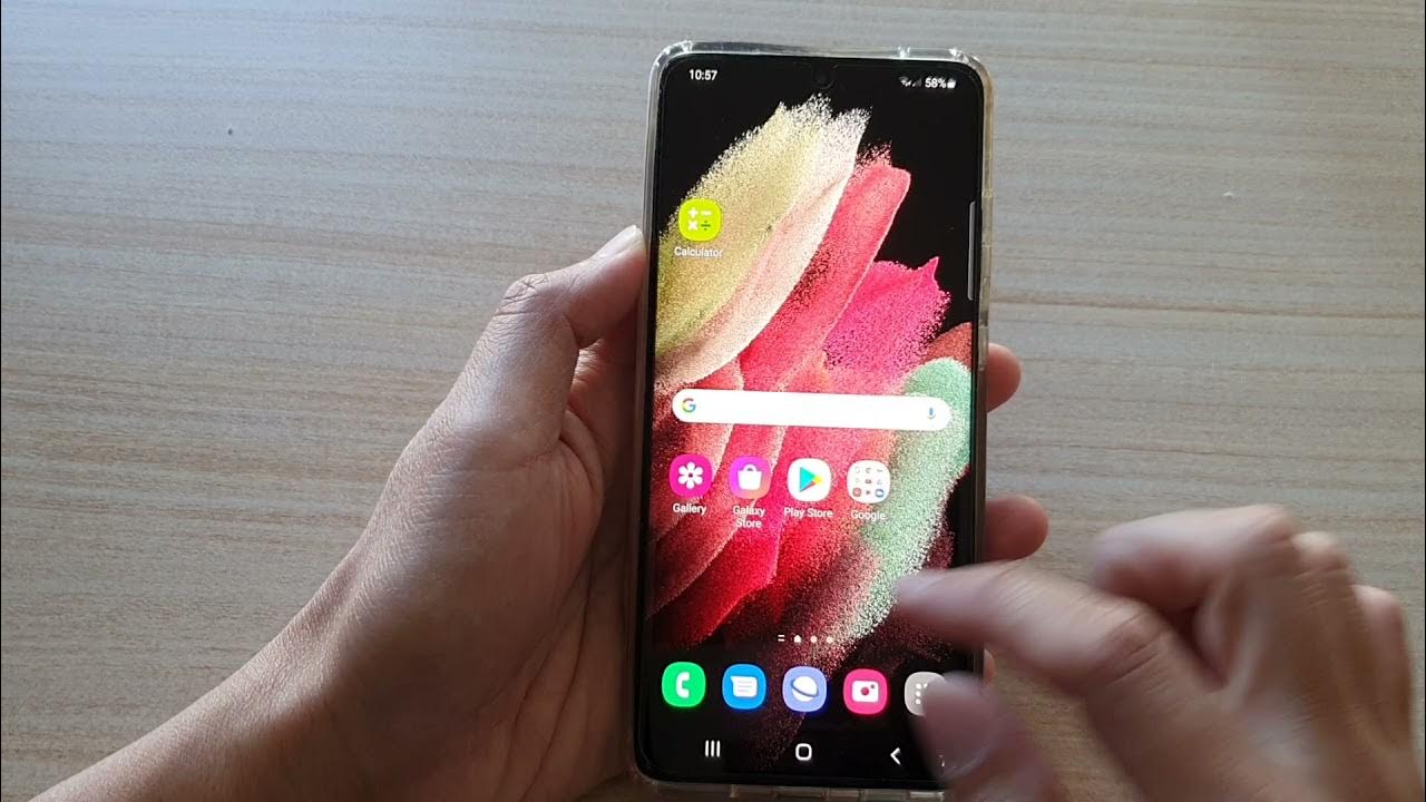 Galaxy S21/Ultra/Plus How to Turn On / Off Keyboard Swipe to Type
