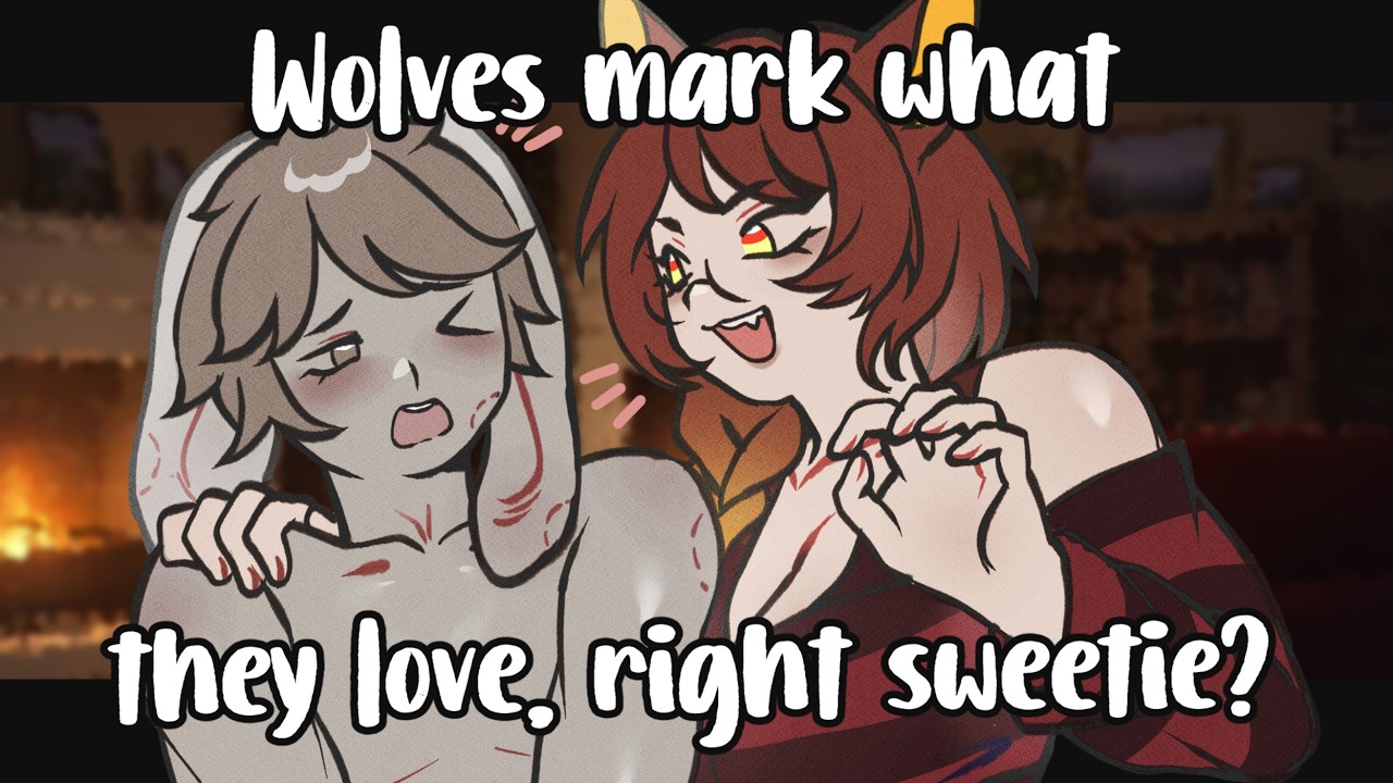 🐻 Wolf Mommy Girlfriend smothers you in bites | Audio Roleplay F4M