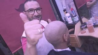 صيف ما يصلح معه غير شي تقريعة بحال هذا صحبنا beautiful shaved head