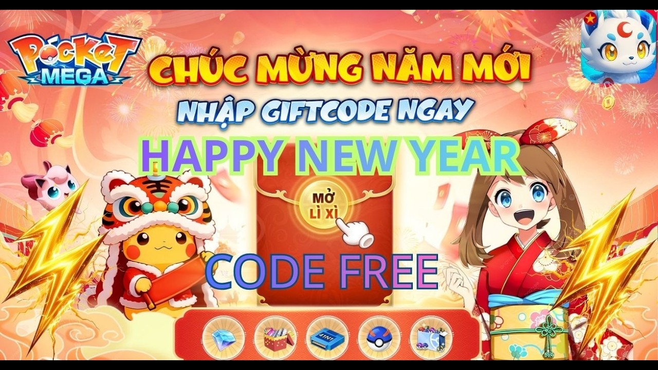 CODE NĂM MỚI 🎁 HAPPY NEW YEAR 2026 MỌI NGƯỜI | POCKET MEGA - YouTube