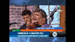 Homenaje a Martín Paz en TELEFE