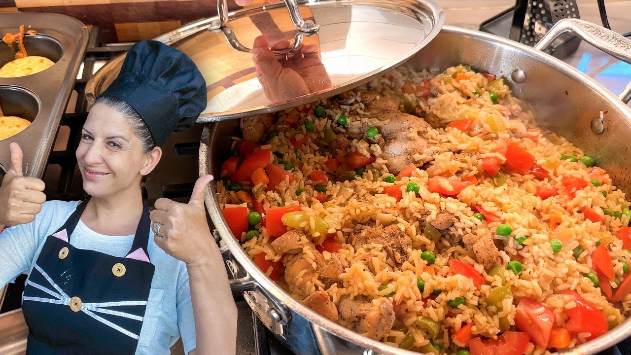 FLAVORFUL Brazilian Chicken & Saffron Rice!!!