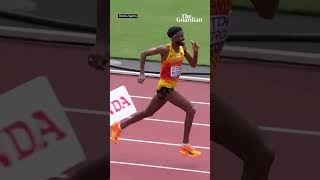Incredible 0.03secs Photo Finish In Men's Marathon At Tokyo Athletics Championships #shorts