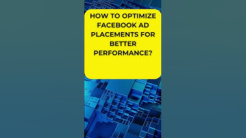 How to optimize Facebook ad placements for better performance?#shorts #onlinemarketing