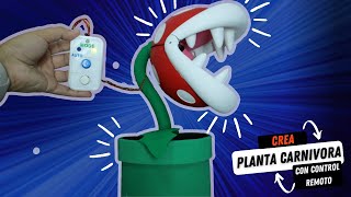 PLANTA CARNÍVORA de Super Mario - CONTROL REMOTO #impresion3d