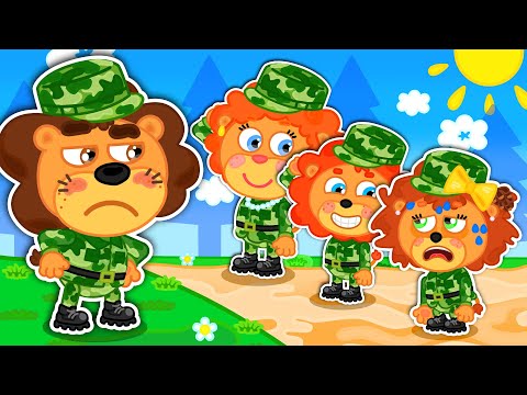 Маша и Леопольд. Солдаты на 24 часа - Мультик для детей - Lion Family на русском