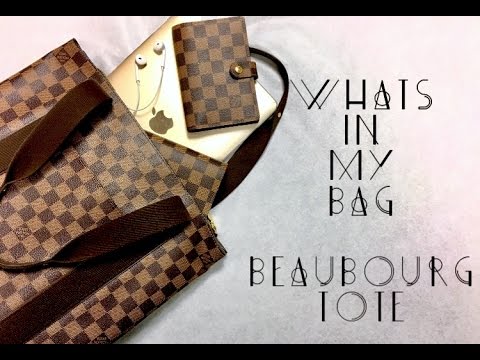 Louis Vuitton Beaubourg Tote- What's In My Bag 