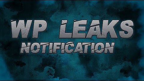 [QBUS] | WP Leaks | Notification | FiveM Scripts