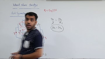 CAPACITOR || WHEATSTONE BRIDGE METHOD ANTI SYMMEYTRY