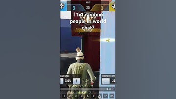 I 1v1 random people in the world chat#codm#codmsniper#Edit