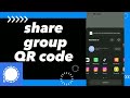 How To Share Group QR Code On Signal App