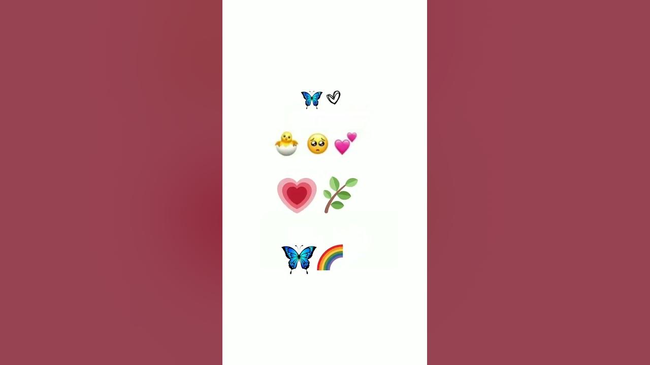 Aesthetic Emojis idea 🦋🌈 YouTube