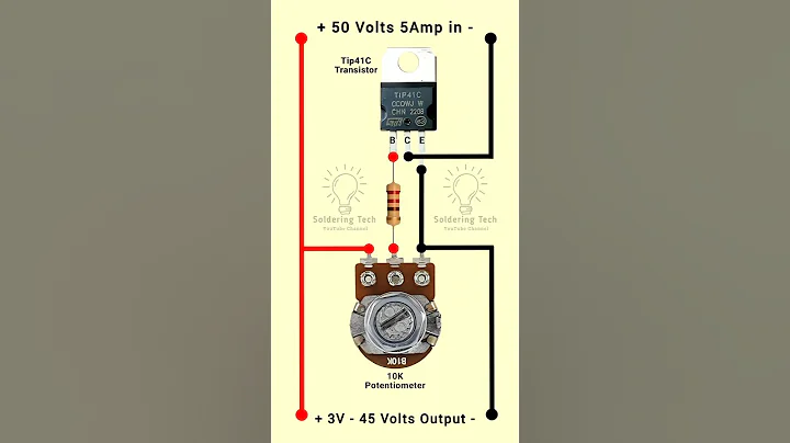 Voltage regulator circuit | 0 to 60V variable power supply #voltageregulator