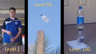 Water Bottle Trickshots Level 1 - 100 | TrickShots R MyLife