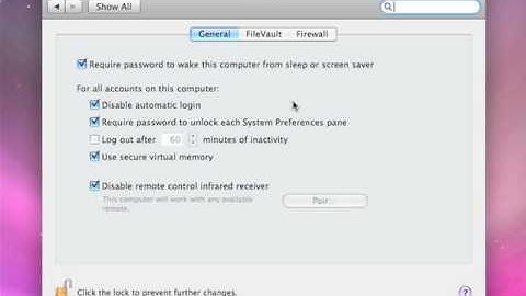 Apple Quick Tips - Securing Your System