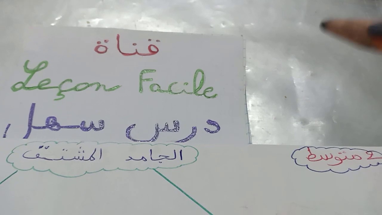 الجامد   و   المشتق   2  متوسط   العربية