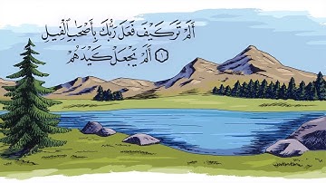 سورة الفيل مع الدعاء بصوت القارئ محمد عبد الكريم