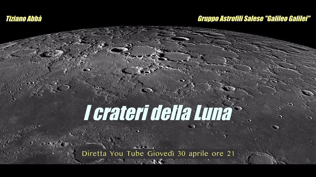 I crateri della Luna di Tiziano Abbà - YouTube
