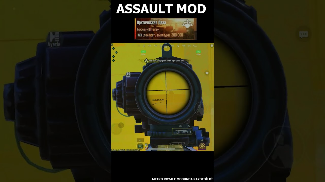 ASSAULT MOD PART 154- PUBG MOBİLE METRO ROYALE
