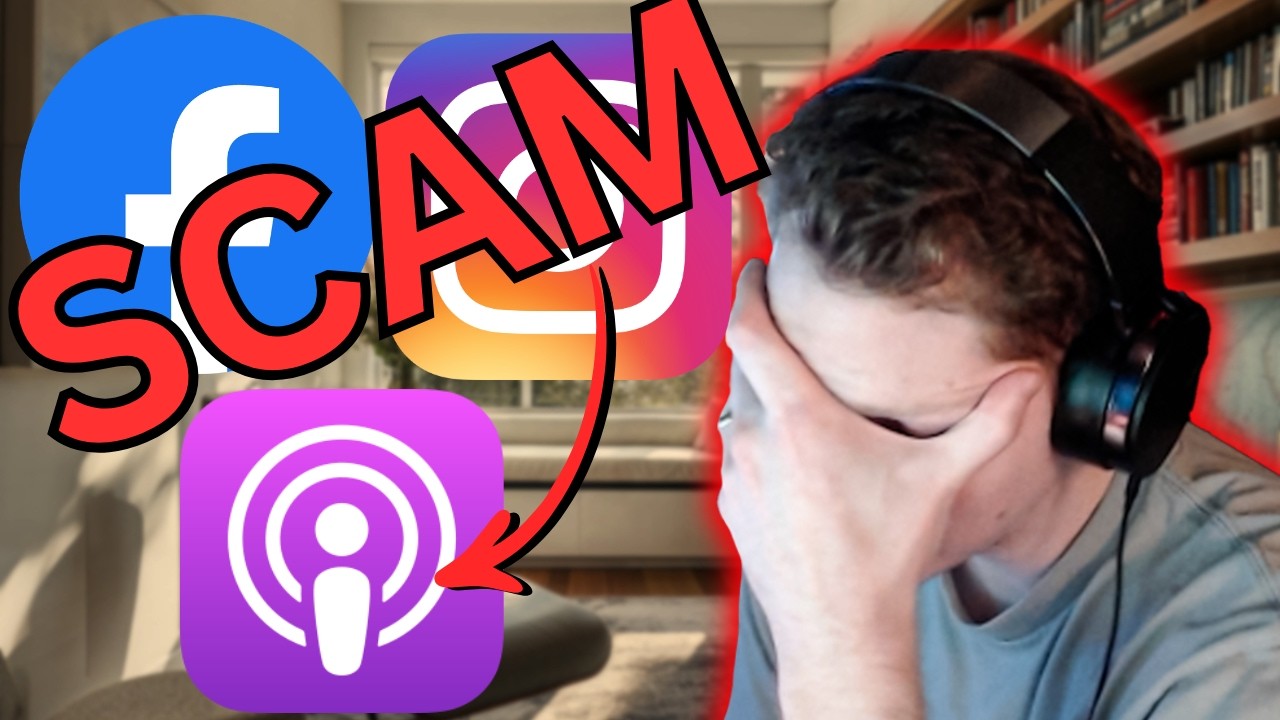 I almost lost EVERYTHING to this Facebook podcast scam - YouTube