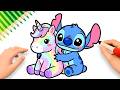 HOW TO DRAW A CUTE STITCH ????