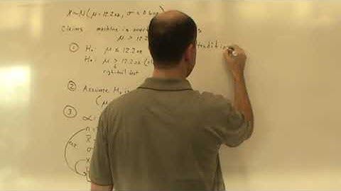 StatLecture Ch  9 - 7-Step Hypothesis Test for Single Mean - Sigma is Known