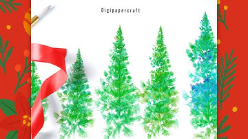 Christmas Tree Brushes! Create Magical Holiday Trees With These Procreate Brushes!