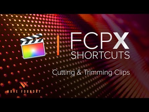 FCPX Shortcut Keys: