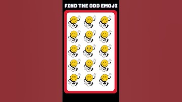 FIND the Odd emoji out||Memory test challenge Emoji #shots