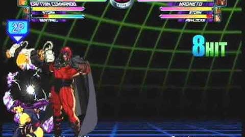 MvC2: Magneto GB to 3 Throw 100% Sequence