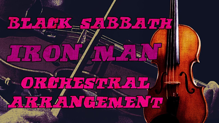 Iron Man Orchestral version - Orchestral performance video thumbnail