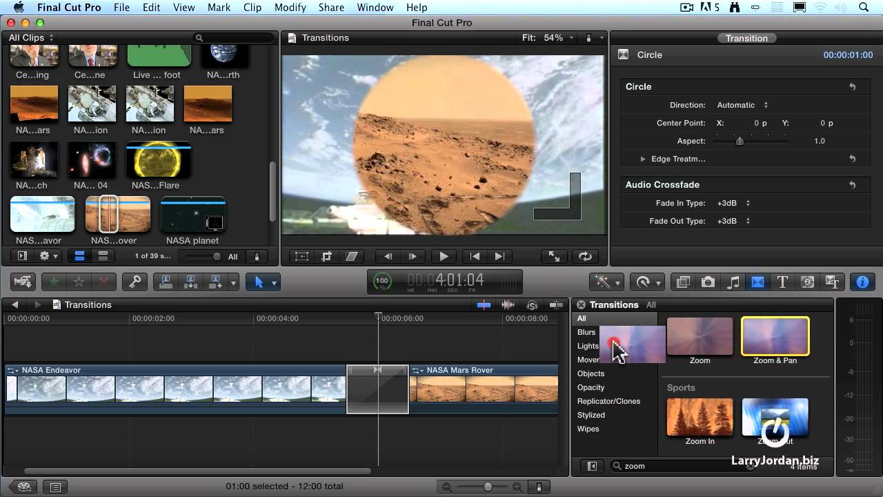 how to add transition effects download to final cut pro